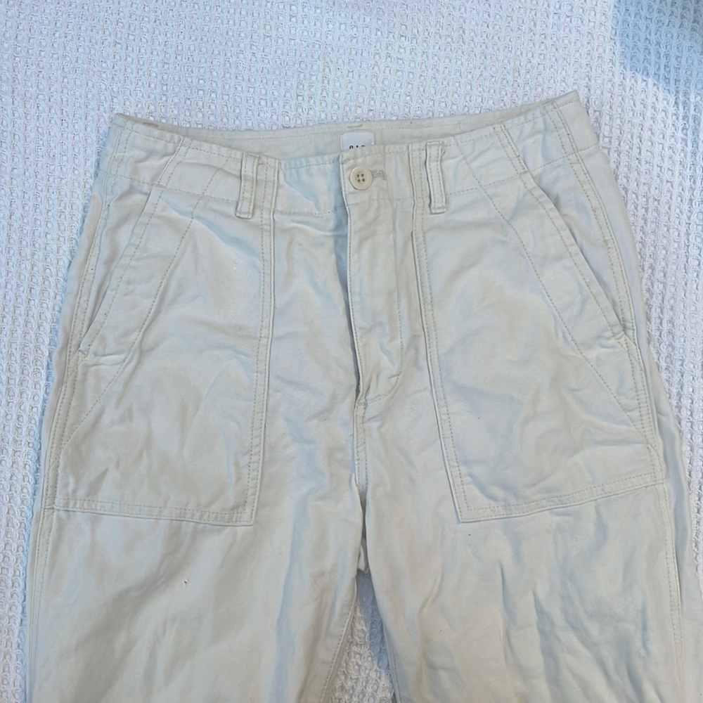 GAPCute Vintage Off White Pants 4